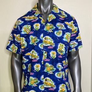 The Hawaiian Original Shirt Big Kahuna Surf Button Up Size XL